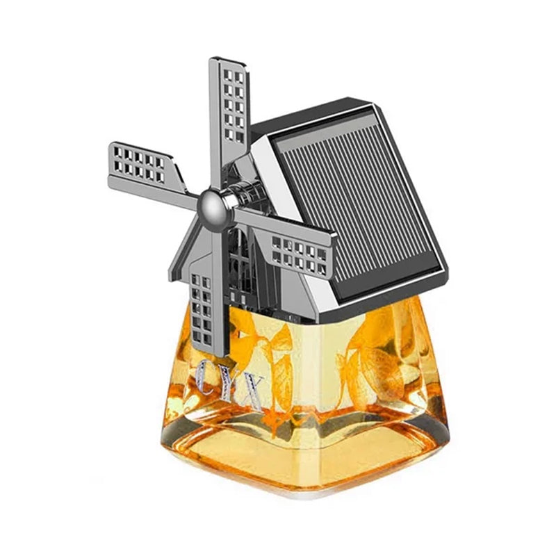 Gluschwein - Windmühlen Design Solar Auto Parfüm Gelb (frische Zitrone)