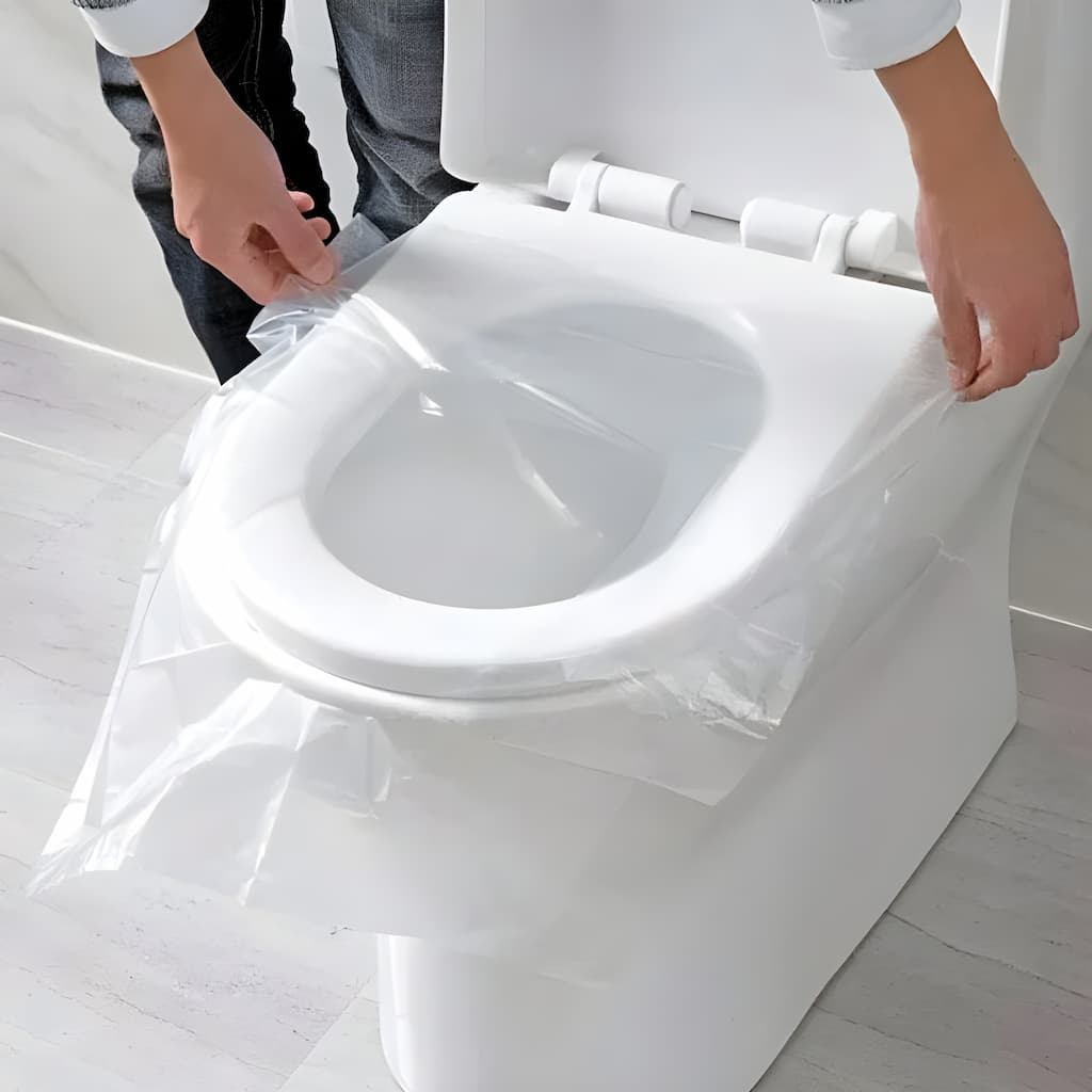 HygeneCover - Persönlicher Toilettensitzbezug für unterwegs [50 Stück)