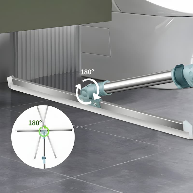 FlexiWipe - Mehrzweckwischer mit verstellbaren Silikonblättern und drehbarem Kopf