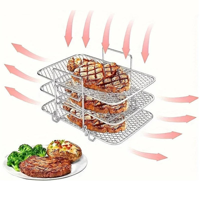 Gluschwein - Edelstahl Mehrschicht-Trocknungsregal