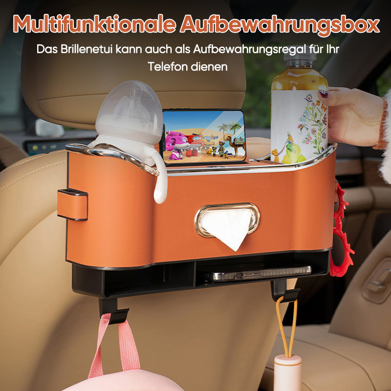 Multifunktionale Aufbewahrungsbox für die Autositzlehne