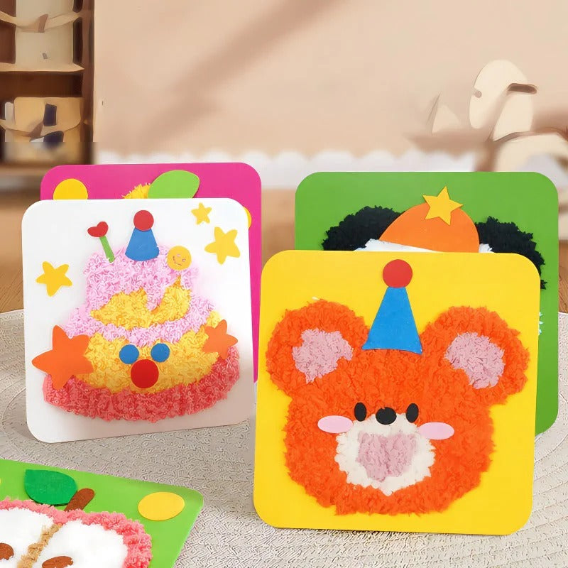 Gluschwein - Fuzzy Drawings - Set zum Basteln einer Stickpuppe