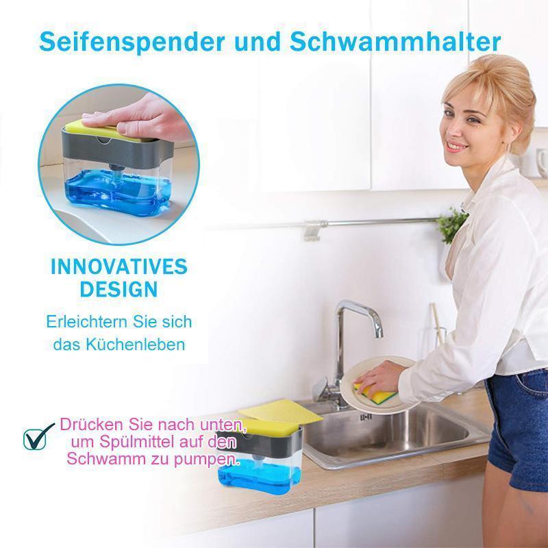 Gluschwein - Seifenspender und Schwammhalter