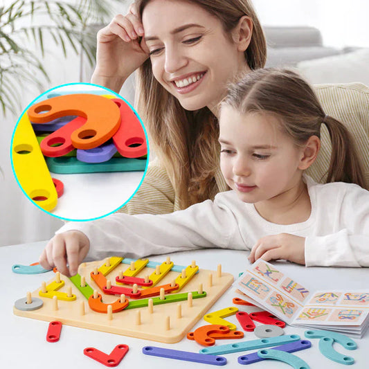 LearnWood™ – Holzpuzzlespielzeug mit Variablen Formen | 50% Rabatt