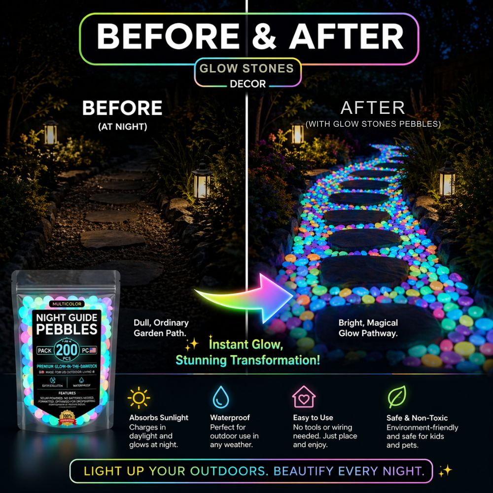 Glow Stones - Verleihen Sie Ihrem Garten einen Hauch von Magie