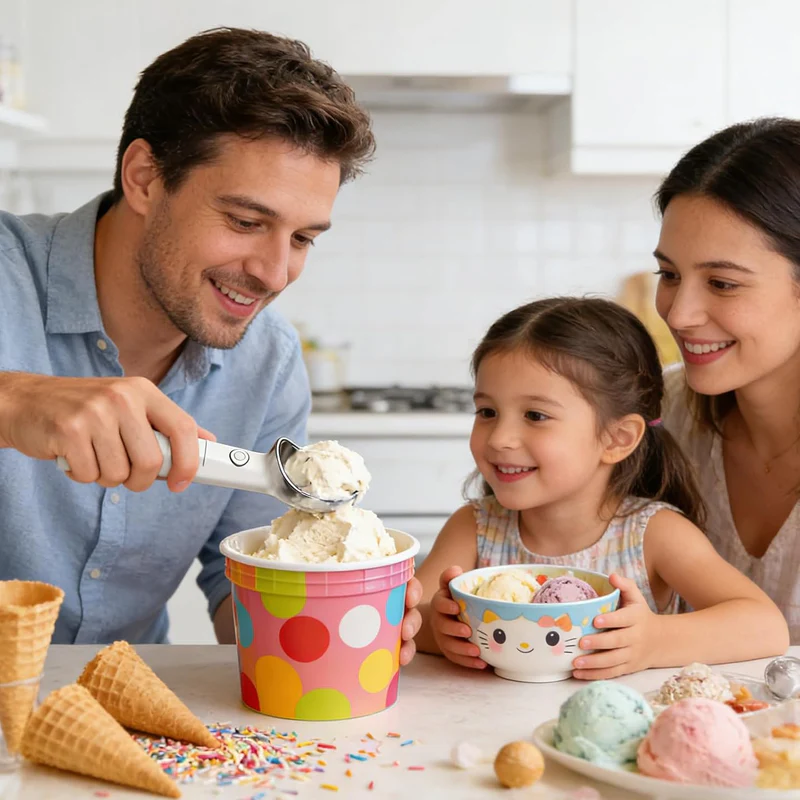 Heated Ice Cream Spoon - Eiscreme zu schöpfen war noch nie so einfach!