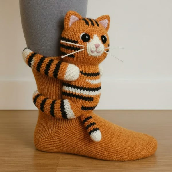 Kuschelige Tiersocken