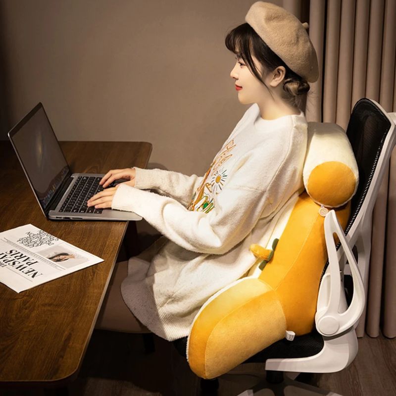 SupportHugger - Rückenstützkissen. Zackt Lendenkissen für Sofa & Bett