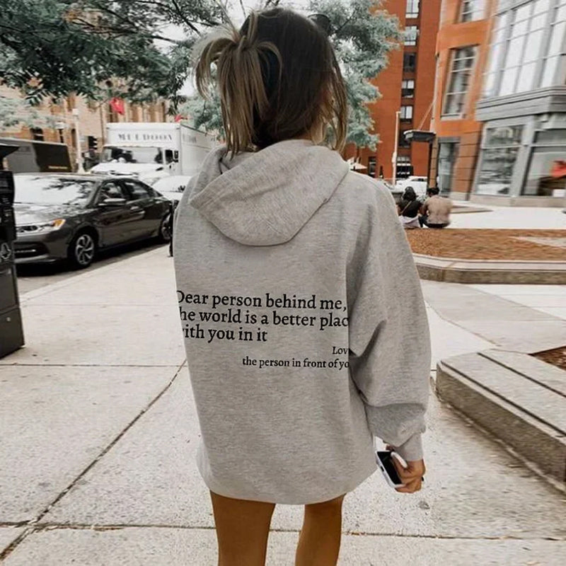 Gluschwein - ''Dear Person Behind Me''Sweatshirt grau