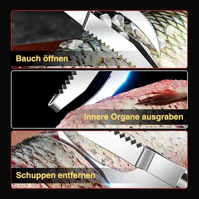 Gluschwein - 3-in-1 Fischschuppenmesser