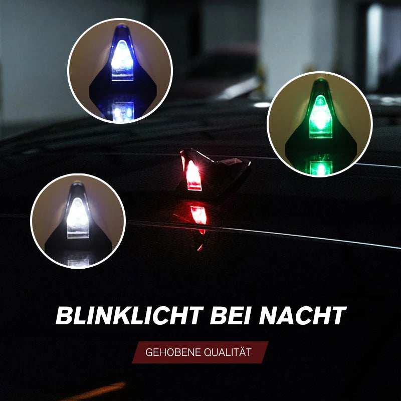 Gluschwein - Shark Fin Solarwarnlicht für Auto