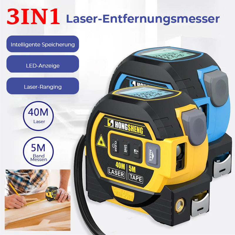 Gluschwein - 3-in-1-Infrarot-Laserbandmessung