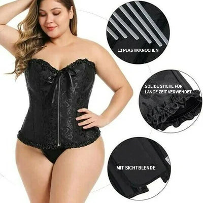 Gluschwein - Body Shaper Bustier mit Schnürung für Damen