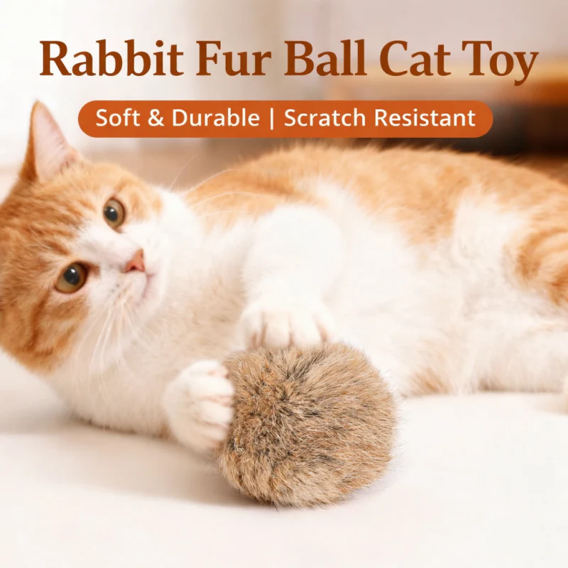Gluschwein - Fur Ball - Weicher, flauschiger Katzenball