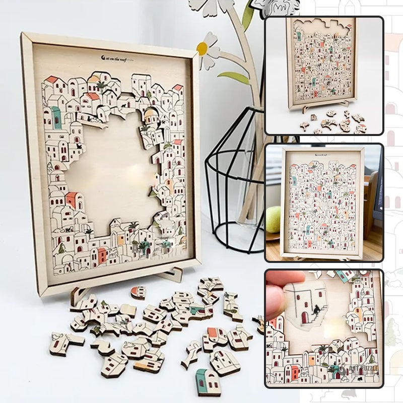 Gluschwein - 100 Puzzles in Form eines Hauses