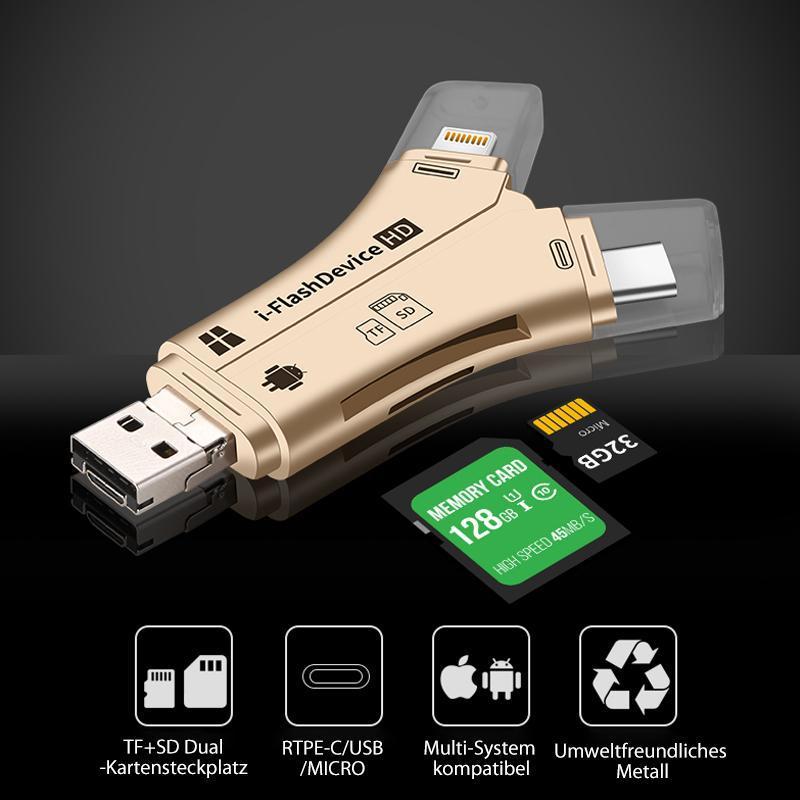 Gluschwein - 4-in-1 iFlash Drive Kartenleser