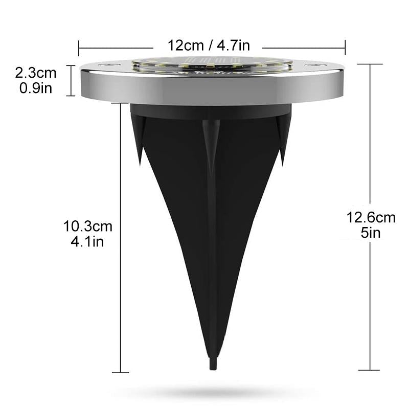 Gluschwein - LED Solar Stehlampe