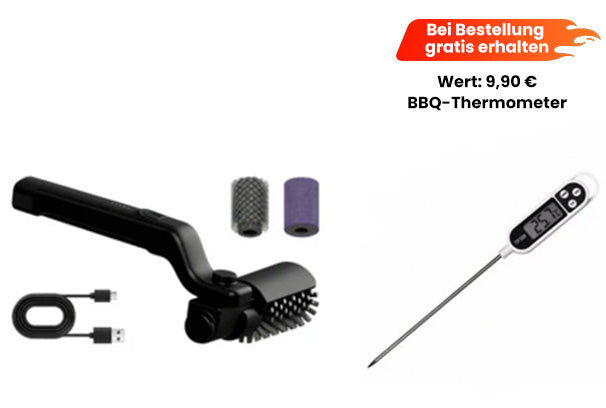 🔥🔥🍖 50% Rabatt - nur €54,99  ⚡️Kabelloser elektrischer Grillbürstenreiniger🍔Es gibt derzeit auch günstige Kombi-Angebote💪