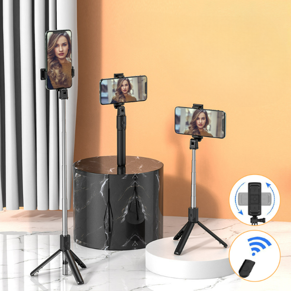 Gluschwein - Bluetooth Selfie Stick Einbeinstativ Wireless Phone Holder