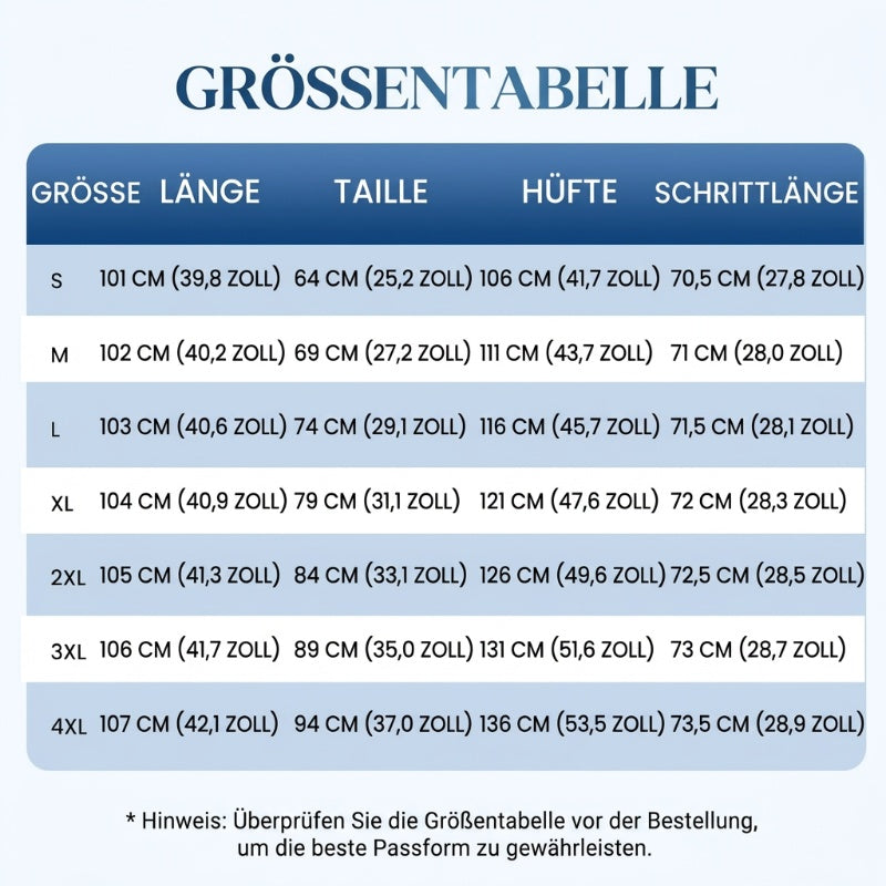 Gluschwein - 🔥Solange der Vorrat reicht 40 % Rabatt!🎉Bequeme blau gestreifte Hose mit Seitentaschen