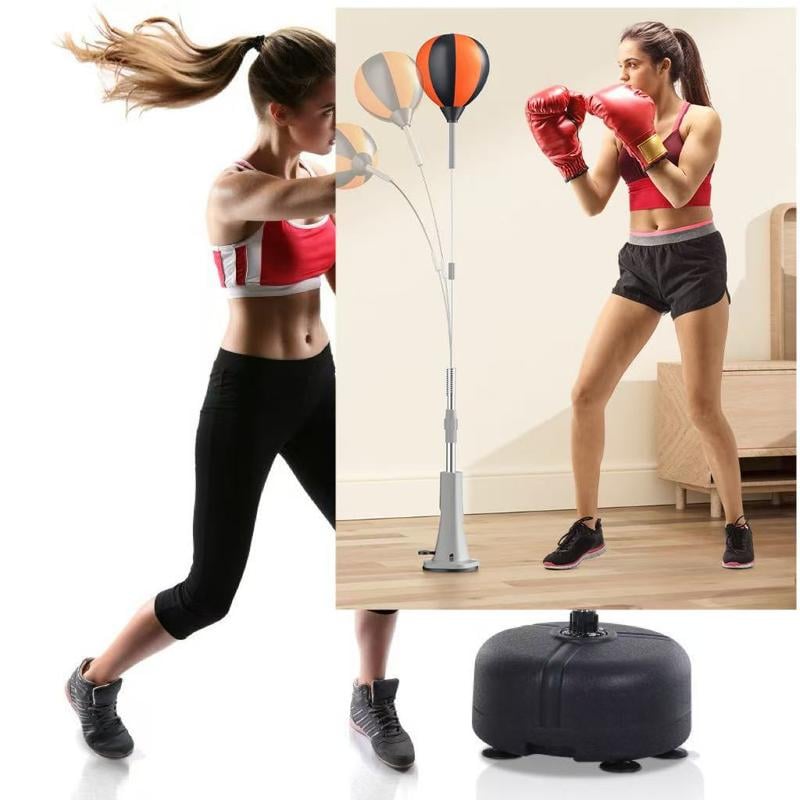 Gluschwein - 🥊 60% RABATT! 💪 Hochwertiger Box-Speedball mit Ständer – Höhenverstellbar, 360°-Rückprall & Ideal Für Jugendliche, Erwachsene & Heimgebrauch 🏠