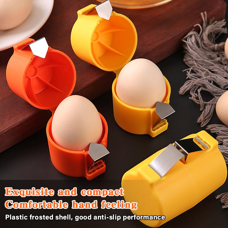 📢📢 JETZT 50 % RABATT!! ⏰ 2-in-1 Eierknacker & Eigelb-Separator – hygienisch, einfach in der Handhabung & vielseitig für rohe und gekochte Eier 🥚