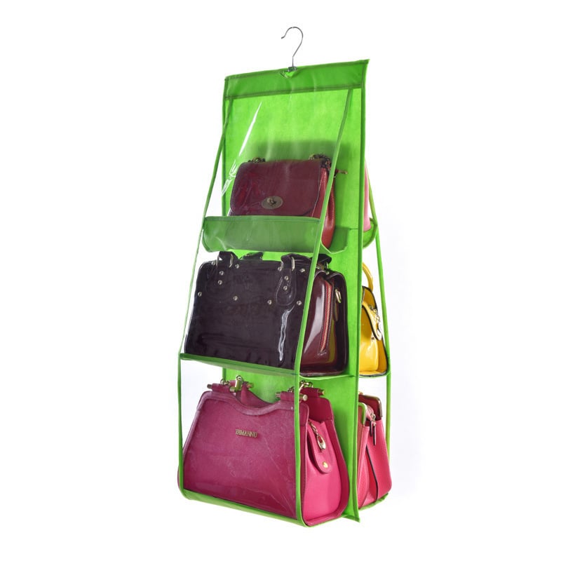 Hängender Handtaschen-Organizer – Doppelseitiges Design mit 6 Fächern