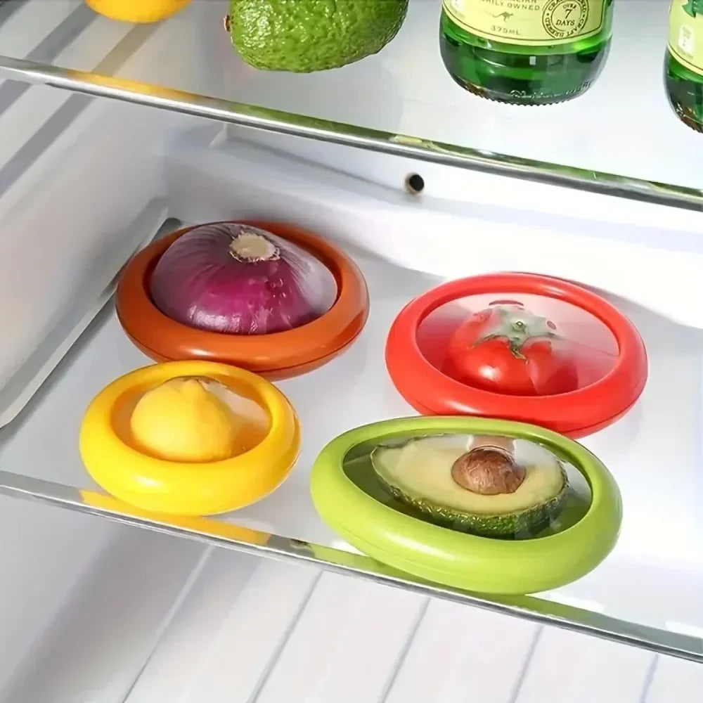 Tapas FlexiSeal: ¡mantenga sus frutas y verduras crujientes y vivas durante días! 