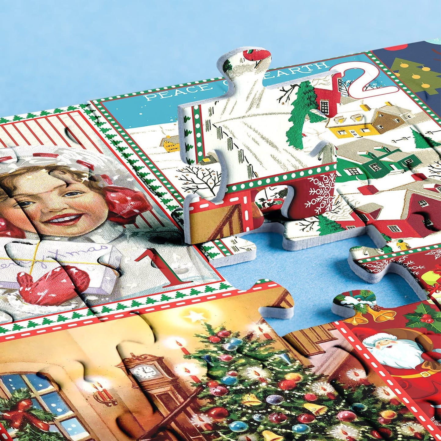 Gluschwein - Weihnachts-Adventskalender-Puzzle 1000teilig