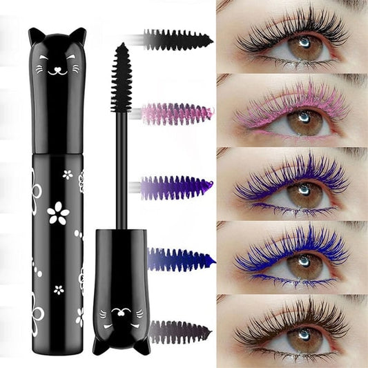 5D Seidenfaser-Mascara – Wimpernverlängernder Booster mit wasserfester Formel