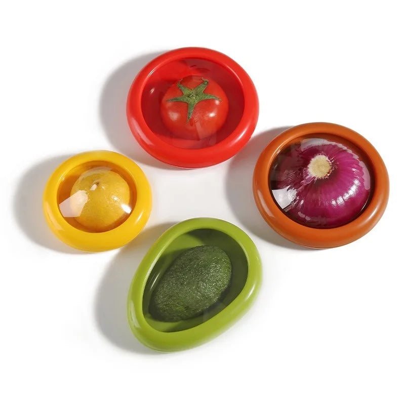 Tapas FlexiSeal: ¡mantenga sus frutas y verduras crujientes y vivas durante días! 