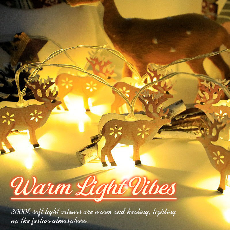 ChristmasGlow | Weihnachts LED-Eisen-Dekolichterkette