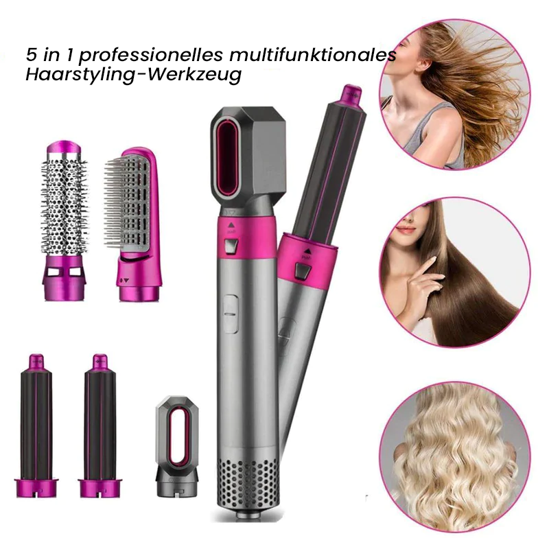 Gluschwein - 5 in 1 professionelles multifunktionales Haarstyling-Werkzeug