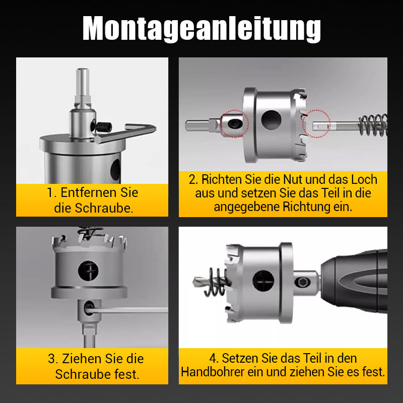 💥Metall-Hartmetall-Lochsägen-Set