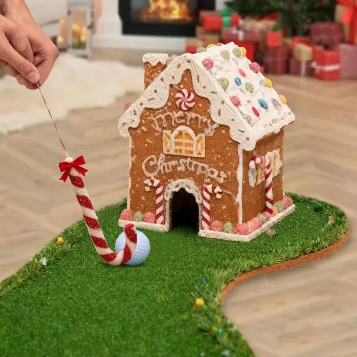 ChristmasHouse - Lebkuchen-Mini-Golfhaus