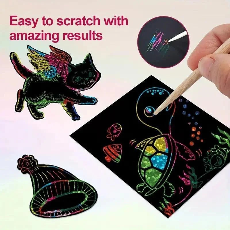 Gluschwein - ScratchNotes - 100-teiliges Kreativspielzeug-Set