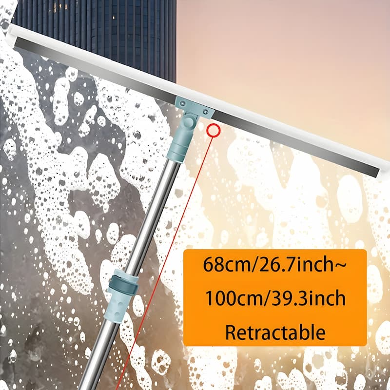 FlexiWipe - Mehrzweckwischer mit verstellbaren Silikonblättern und drehbarem Kopf