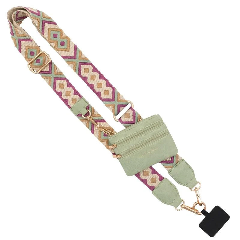 Gluschwein - Phone Strap with Zippered Pouch