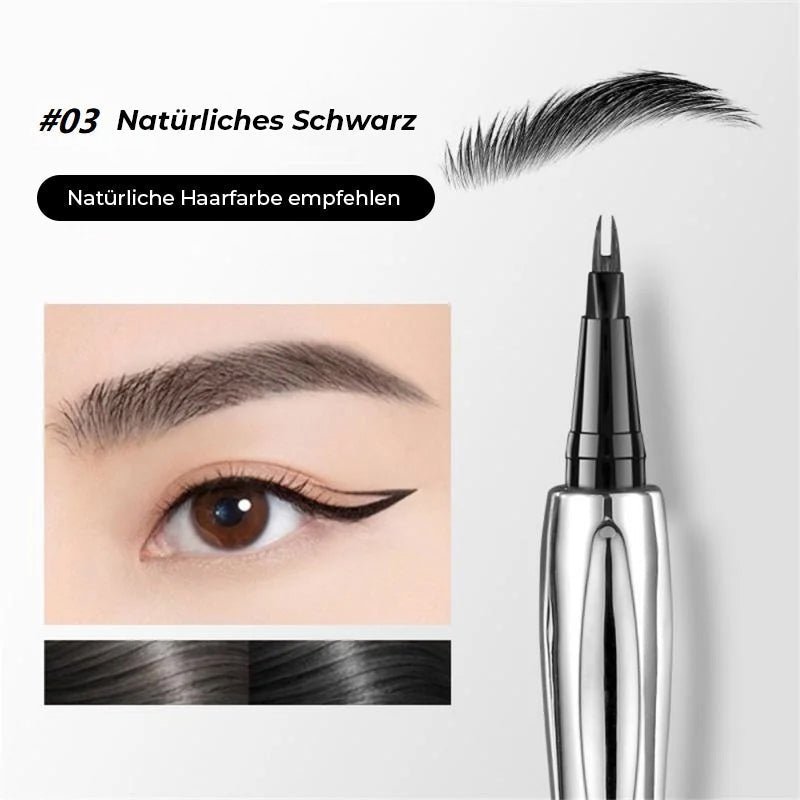 Crayon à sourcils longue tenue et waterproof avec une pointe micro fourchue