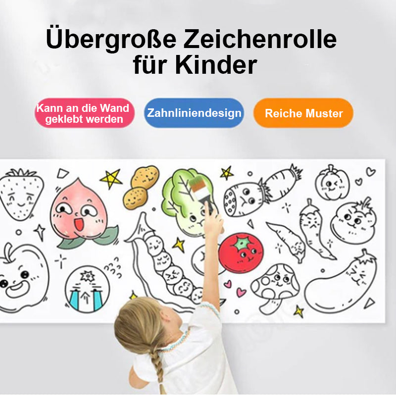 Gluschwein - Schneidbare Zeichenrolle für Kinder