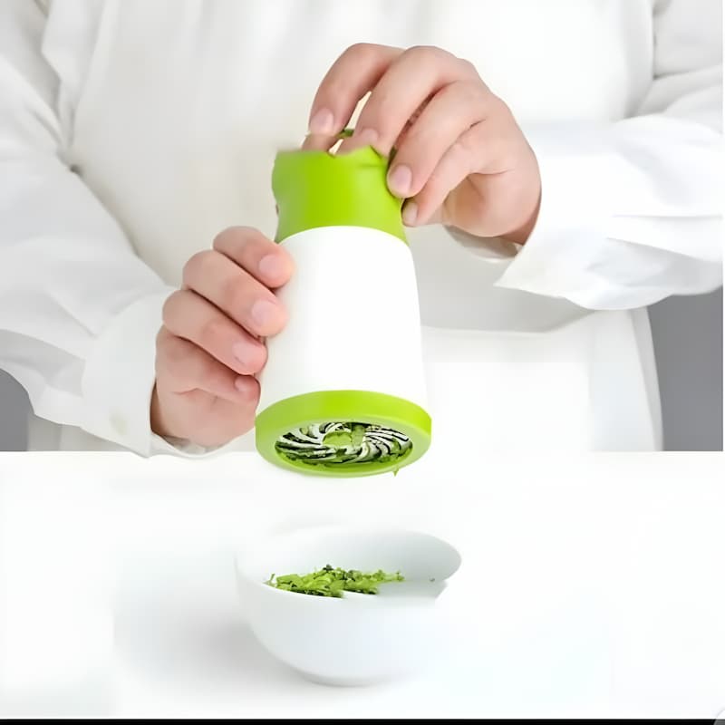 Gluschwein - Fresh Herb Shredder - Manueller Kräuterschneider aus Edelstahl
