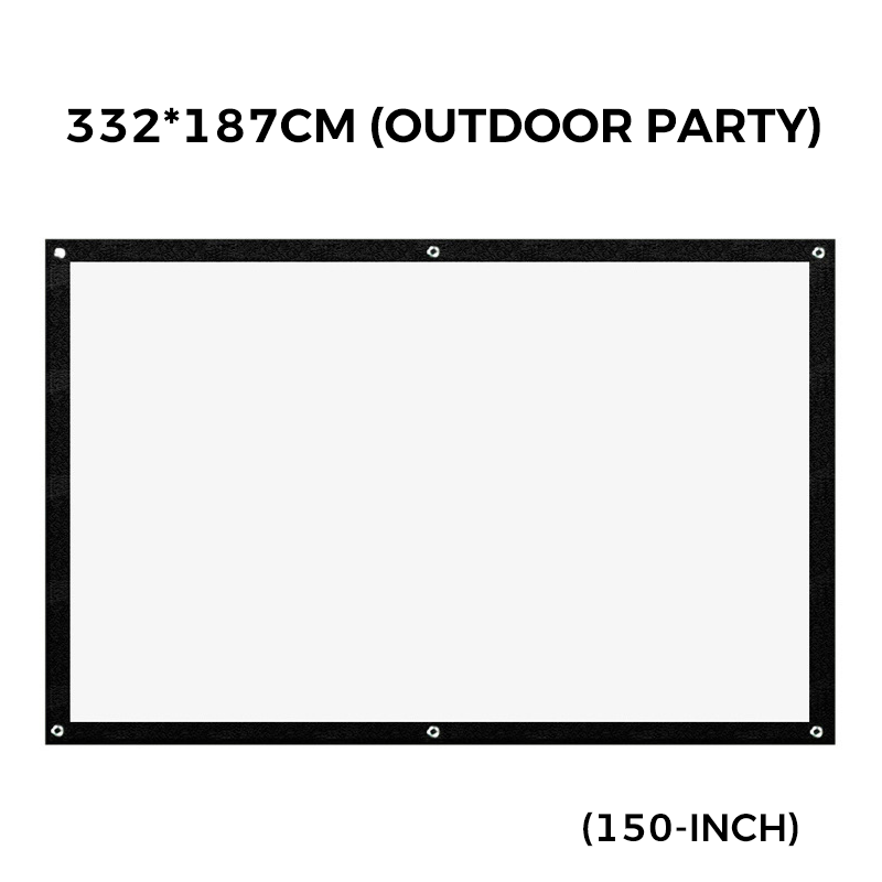 🥳WM-Modus an⚽️💥60% RABATT! 🎬FALTBARE PROJEKTIONSLEINWAND - 120 Zoll Mattierte Oberfläche, Leicht & Wasserdicht, Perfekt für Heimkino und Outdoor-Camping 🏕️🌟