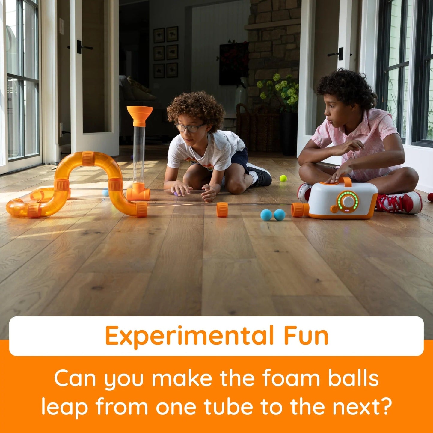 Gluschwein - Ball Tube - Infinite Air-Flow-Bausystem | Modulares STEM-Spielzeug für kreative Köpfe