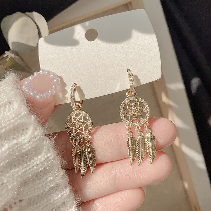 Gluschwein - Dreamcatcher Dangle Earrings