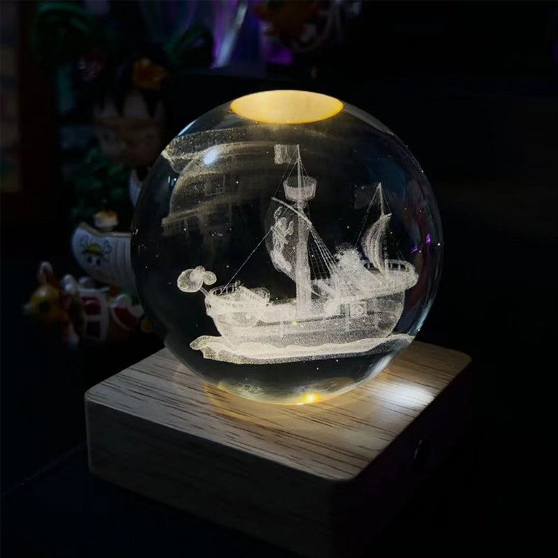 Gluschwein - Crystal Ball Night Light Creative DIY Rechargeable Lighting Night Light