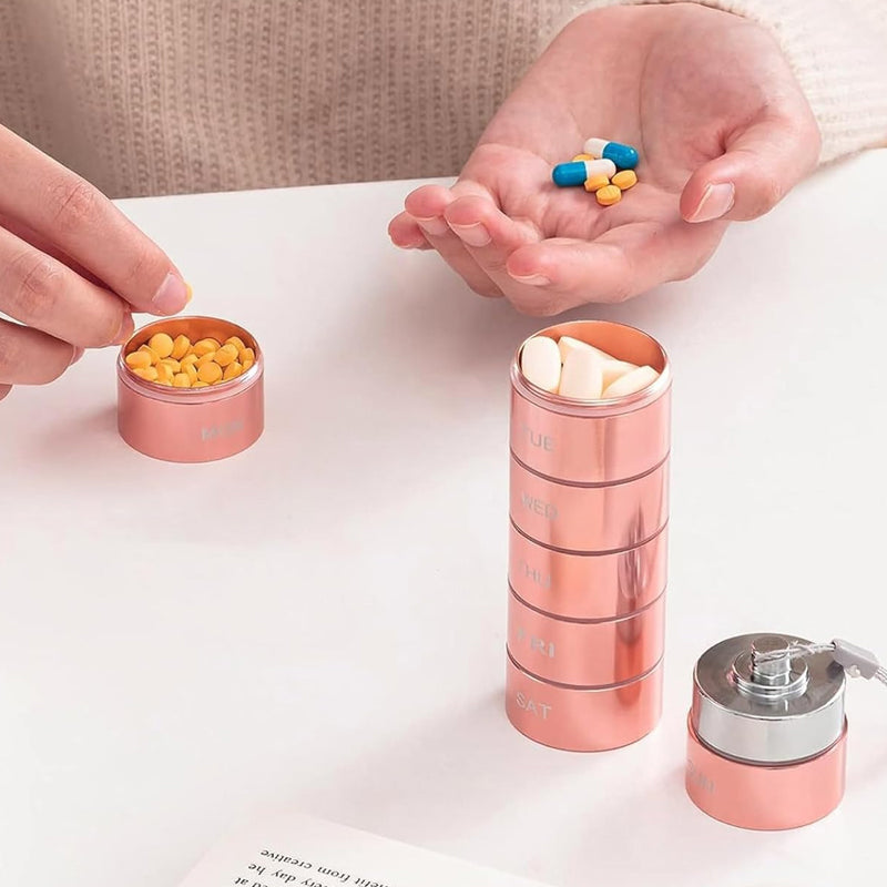 Gluschwein - Pill Bottle - Tablettendose 7 Tage mit Wocheneinteilung