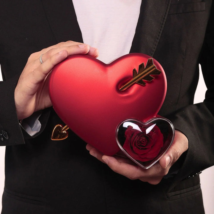 HeartBox - Herz-Schmuckbox  — Mit Geheimfach für Verlobungs- oder Ehering