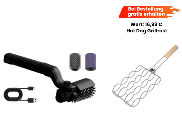 🔥🔥🍖 50% Rabatt - nur €54,99  ⚡️Kabelloser elektrischer Grillbürstenreiniger🍔Es gibt derzeit auch günstige Kombi-Angebote💪