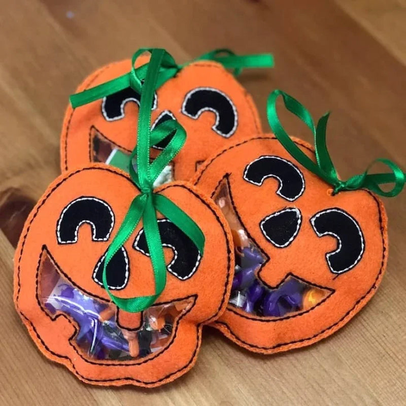 Gluschwein - Halloween Ghost Süßigkeiten Tasche Kürbis*5