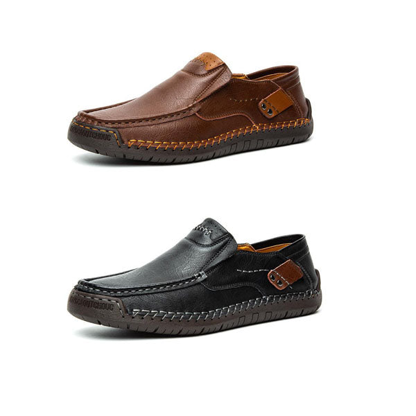 👞 50% RABATT! 🔥 Atmungsaktive Kalbsleder-Klassische Lederschuhe für Herren – Bequeme Passform, Zeitloses Design & Ideal Für Arbeit & Freizeit ✨